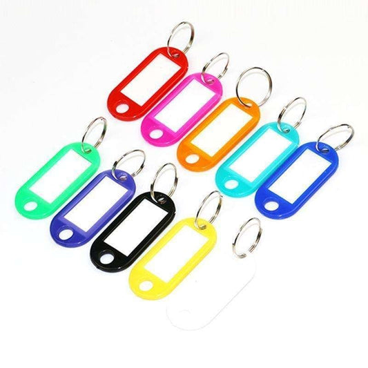 20-Pack MultiColor Key Tags, 30mm x 60mm