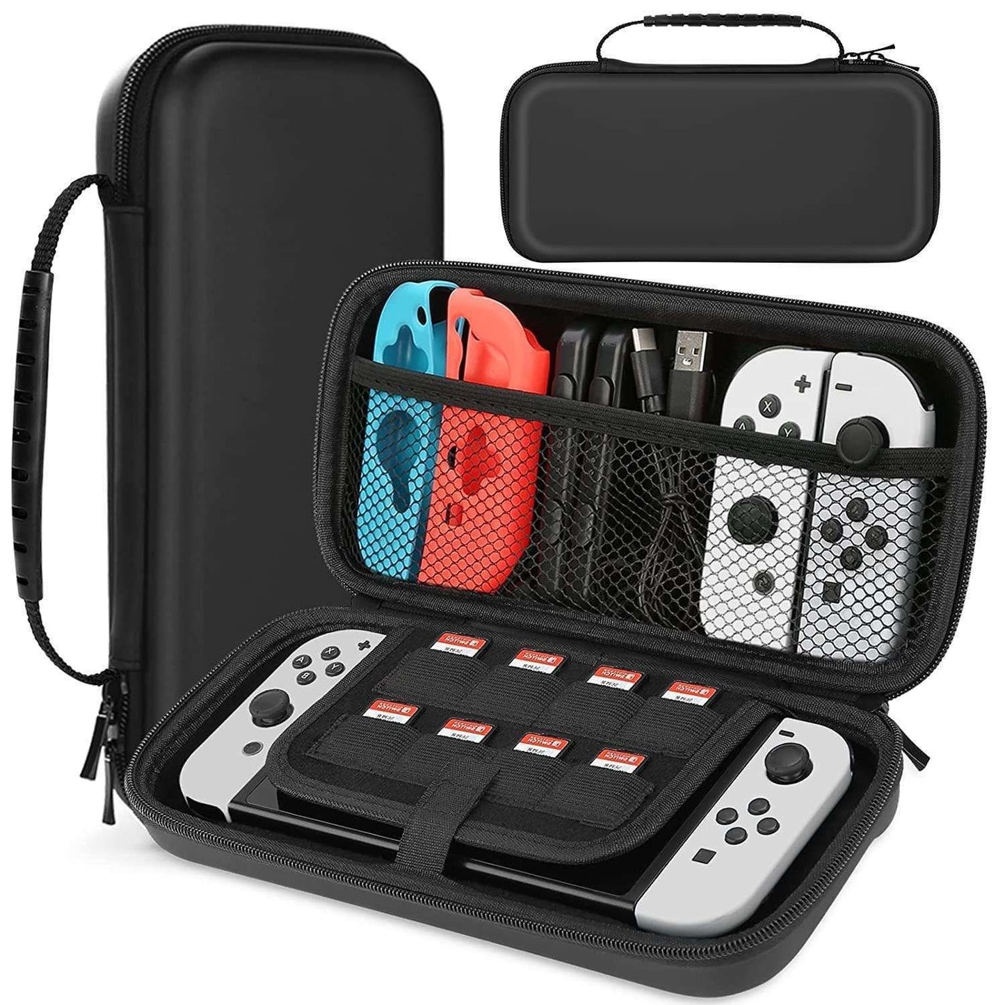 Nintendo Switch Storage Case Hard Organizer, Black