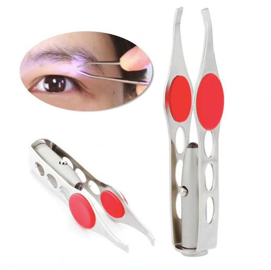 LED Light Tweezers, Silver
