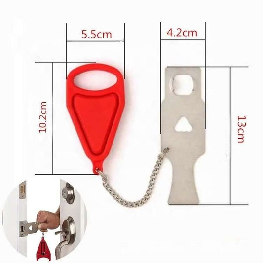 Portable Door Lock with Increased Security, MultiColor