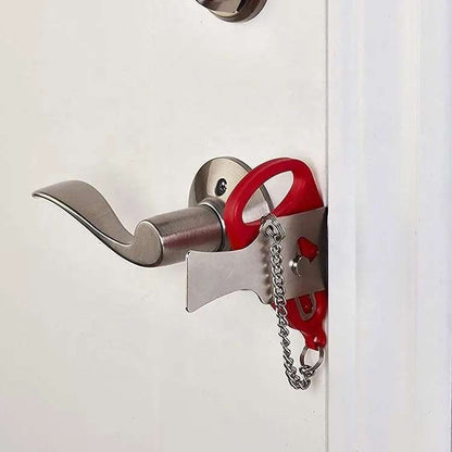 Portable Door Lock with Increased Security, MultiColor