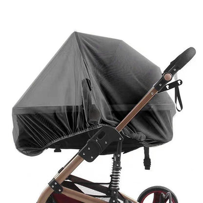 Universal White Mosquito Net for Stroller, Insect Net Compatible with Most Brands