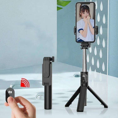 Bluetooth Mobile Stand P20S with Remote Control, Extendable, Compatible with iPhone Samsung