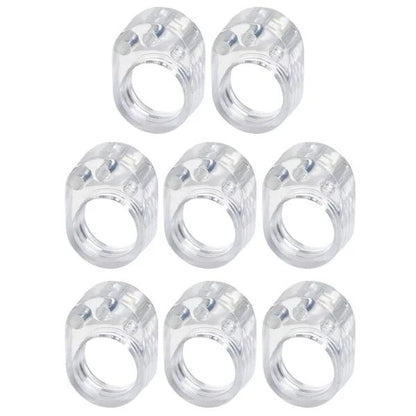 8-Pack Clear Door Handle Stops, 1.57\