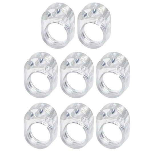 8-Pack Clear Door Handle Stops, 1.57\