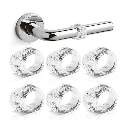 8-Pack Clear Door Handle Stops, 1.57\
