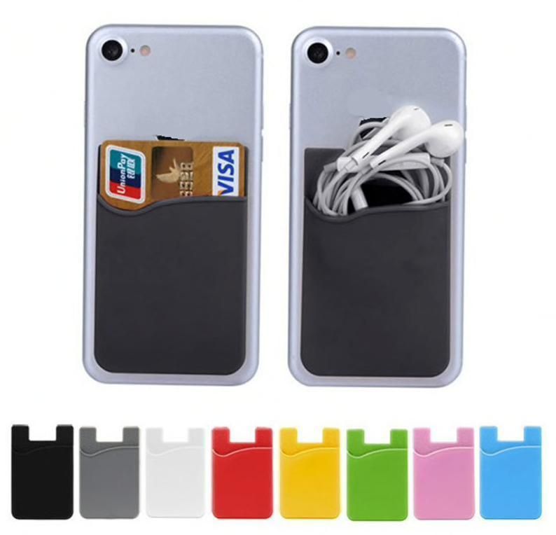 Universal Mobile Wallet Card Holder 2-Pack, Self-Adhesive