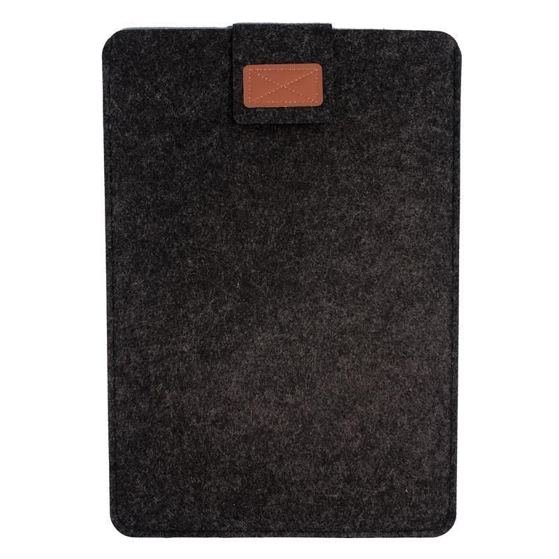MacBook Pro sleeve Dark gray wool felt case, compatible with MacBook Air, 13-inch