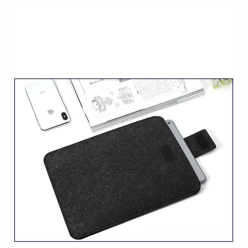MacBook Pro sleeve Dark gray wool felt case, compatible with MacBook Air, 13-inch