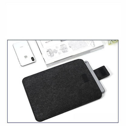 MacBook Pro sleeve Dark gray wool felt case, compatible with MacBook Air, 13-inch