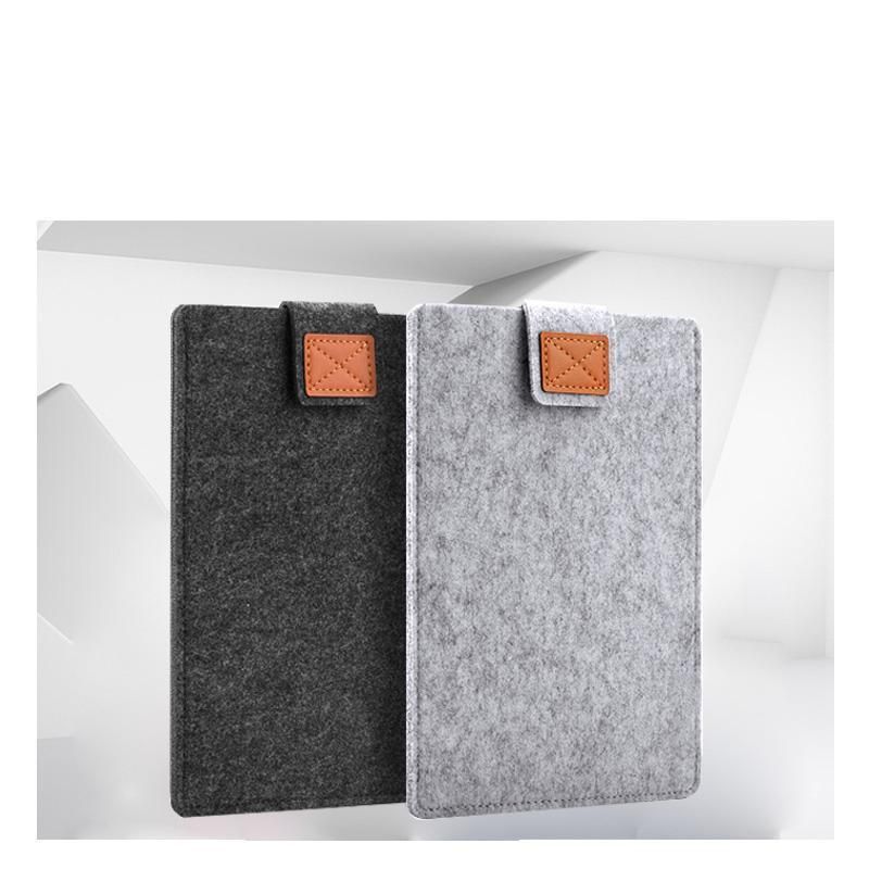 MacBook Pro sleeve Dark gray wool felt case, compatible with MacBook Air, 13-inch