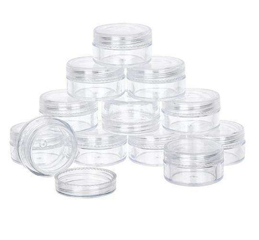 10pcs 5ml transparent storage jars, 5ml