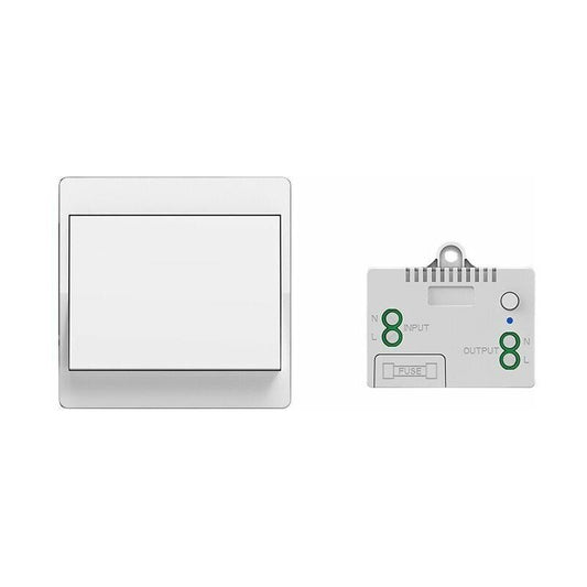 Self Powered Wireless Wall Remote Control Transmitter Waterproof No Battery Switch for Lights and Appliances