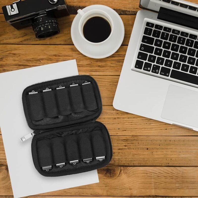 USB Flash Drive and Memory Card Storage Carrying Case