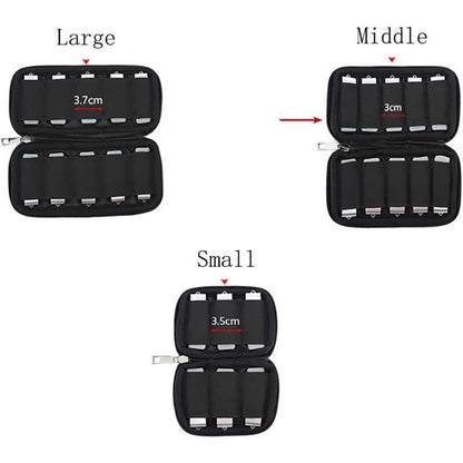 USB Flash Drive and Memory Card Storage Carrying Case