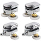 4 Pack Shower Door Rollers Upper and Lower Replacement Wheels for Sliding Shower, 23mm