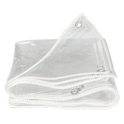 Transparent Reinforced Protective Tarpaulin 350g per Square Meter, 2 x 3M