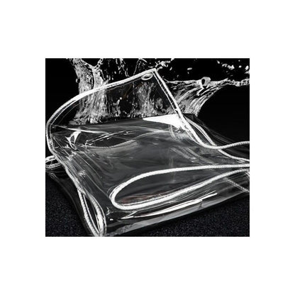 Transparent Reinforced Protective Tarpaulin 350g per Square Meter, 2 x 3M