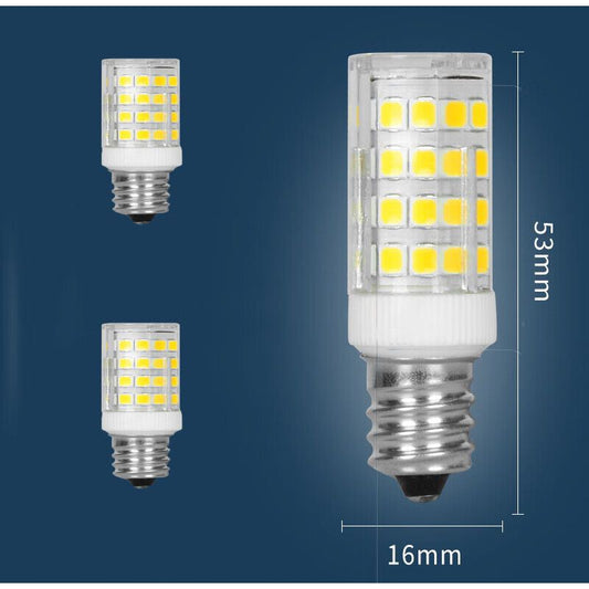 2 Pack E14 LED Hood Bulbs 5W 50W Halogen Equivalent Cool White Non Dimmable, 550lm 6000K