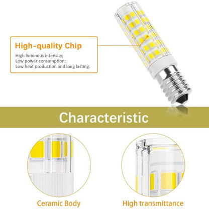 2 Pack E14 LED Hood Bulbs 5W 50W Halogen Equivalent Cool White Non Dimmable, 550lm 6000K