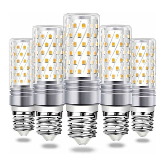 5 Pack E27 LED Corn Bulbs 16W 900lm AC 230V 360 Degree Beam, 6000K
