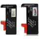 2 Pack Digital Battery Tester Voltage Checker and Power Level Checker Combo for AA AAA C D 9V 1.5V Button Cell Battery