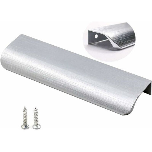 10 Pack Brushed Nickel Kitchen Pulls Invisible Pulls Kitchen Pulls Stainless Steel Kitchen Pulls, Center to Center, 128mm