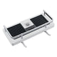 Shower Shelf for No Drilling Shower Rail, Bathroom Shelf, Shower Organizer with Shower Head Buckle and Hook for Shower Rail, 24mm, 25mm