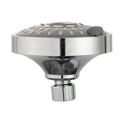 Adjustable Chrome Shower Head, Steel Round Rain Shower Head Mirror Face Shower Head