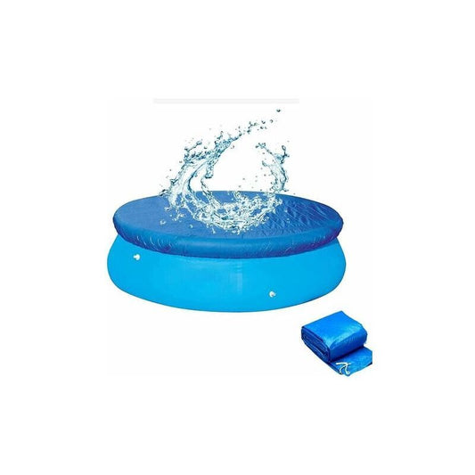 Swimming Pool Cover Round Rain Cover for Above Ground Pools, 457cm Diameter