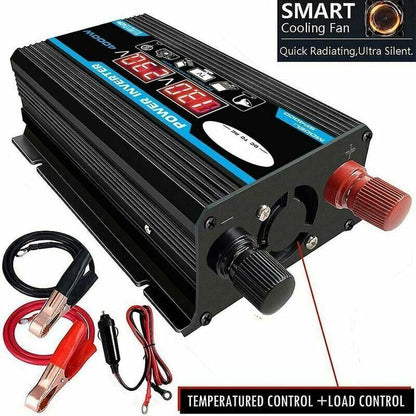 4000W Car Inverter Converter Charger Adapter 12V to 220V or 110V with Dual USB