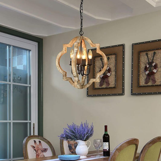 American Retro Industrial Ceiling Light Log Color E12 40W, 40 x 43cm