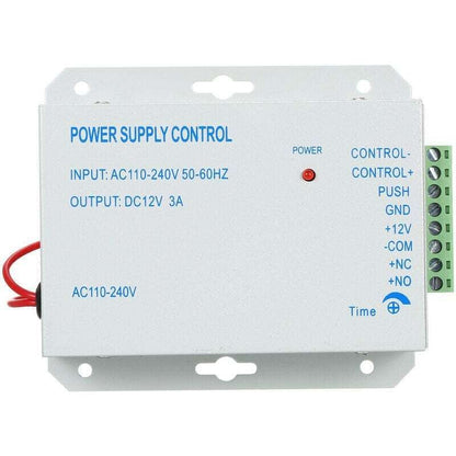 RFID Access Control System Kit, Glass Door Opener, Electronic Magnetic Lock, ID Card, Power Supply