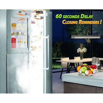 Home Alarm, Refrigerator and Freezer Alarm, Door Left Open, 60-Second and More Reminders