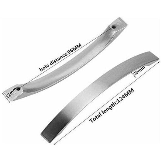 16 Pack Kitchen Cabinet Handles, Chrome, Brushed Nickel Door Handles Kitchen Handle Stainless Steel Kitchen Handle 96 mm