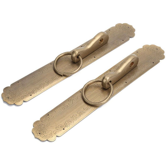 Chinese Style Door Ring Brass Handle Antique Door Handle Furniture Hardware