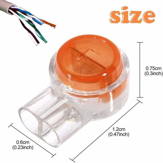 300 Pcs Waterproof Connectors, Resin-Filled Cable Connection Clips for Robotic Garden and Outdoor Lawnmowers