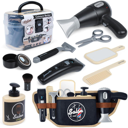 Children Hairdresser Toy Set with Tool Belt Ages 3 and Up