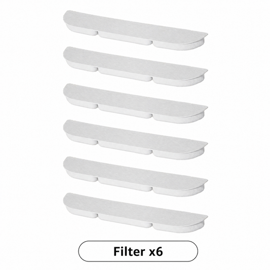 6 Pack Cat Water Fountain Filters for YSJ1008 Cordless Pet Water Dispenser, Replacement Filter Pads for Wireless Pet Water Fountain, Multi-Layer Filtration with Activated Carbon, Ion Exchange Resin and Fine Fiber Cotton, Cut-to-Fit Pet Fountain Filters