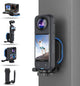 Strong Magnetic Mount Stand for Insta360 X5 X4 OSMO 360,Detachable Magnetic Camera Mount for Insta360 X5 X4 X3 GO Osmo 360 Pocket4 Action 5Pro Hero13 & More,Compact Magnet Steering Holder Bracket Base
