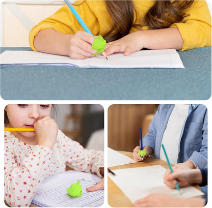 6 Pack Silicone Pencil Grips, Pencil Holder Grip Posture Correction Training, Ergonomic Pencil Grippers Holder for Writing Aid (Style B)
