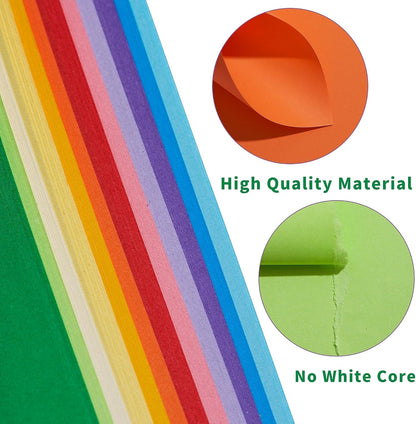 Colorful Origami Paper 120 Sheets, 12 Bright Colors 6 Inch 70gsm Double-Sided Square Folding Paper for DIY Arts Crafts Projects Kids Adults