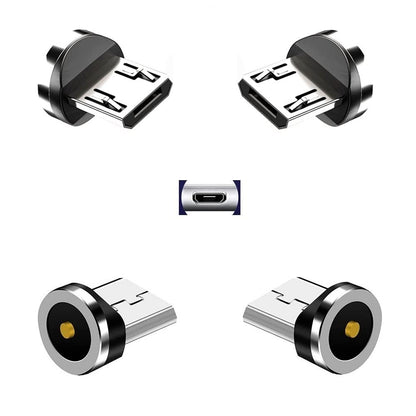 Magnetic Charging Series (Micro Tips),Just 4 Micro Tips Without Nylon Braided USB Cable No Charger Cords.
