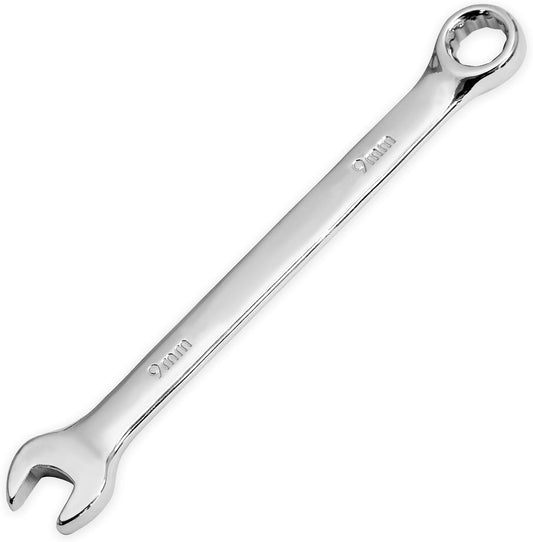 9mm Metric Wrench Industrial Combination Wrench with 12-Point Design Chrome Vanadium Steel Gear Wrenches