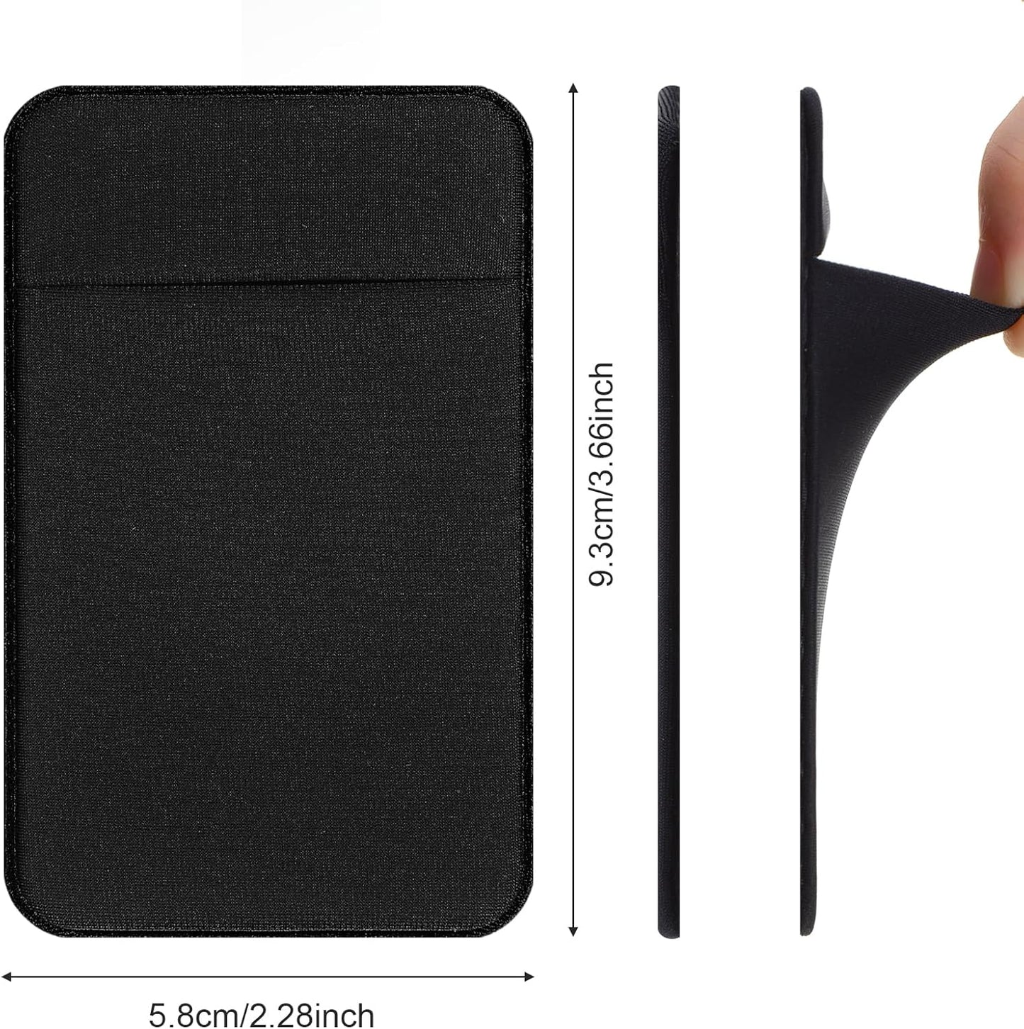 3PCS Wallet Key Holder, Slim Card Holder Minimalist Wallet for Men-Small Card Key Holders Slim Cards Holders of Phone Back