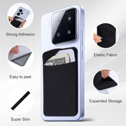 3PCS Wallet Key Holder, Slim Card Holder Minimalist Wallet for Men-Small Card Key Holders Slim Cards Holders of Phone Back