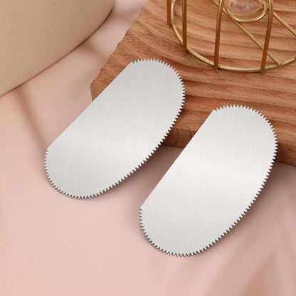10 Pcs Stainless Steel Clay Scraper, Steel Pottery Tools Clay Ribs Serrated Sculpture Cutter Scraper Crafts Tool Ceramics Sculpting Tools Kits for Texturing Artists Modeling Potter