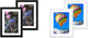5x7 Picture Frame Set of 2 & 8x10 Picture Frame Set of 2, Photo Frame with HD Plexiglass, Display Pictures 5x7 with Mat or 8x10 Without Mat