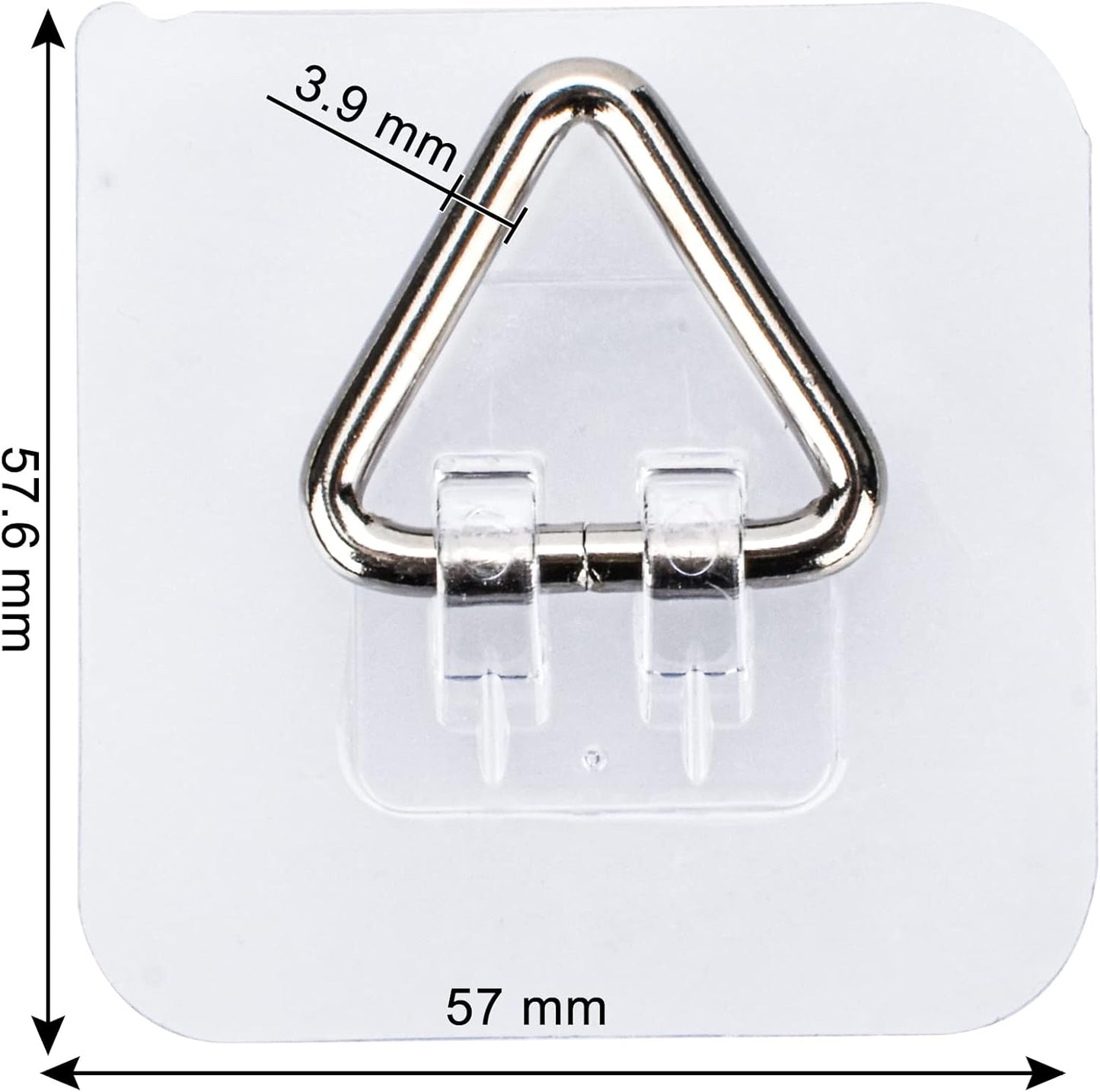 Wall Hangers 20 Pack - Vertical Plate Holders, Adhesive Picture Hanger for Wall Decoration