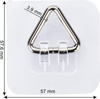 Wall Hangers 20 Pack - Vertical Plate Holders, Adhesive Picture Hanger for Wall Decoration